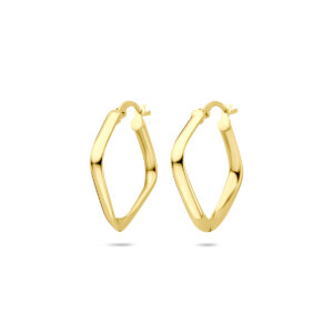 oorringen 21 mm 14K geelgoud