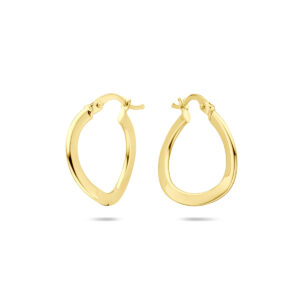 oorringen 21 mm 14K geelgoud