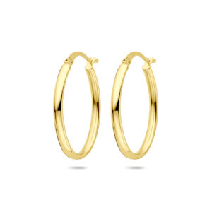 oorringen 27 mm 14K geelgoud