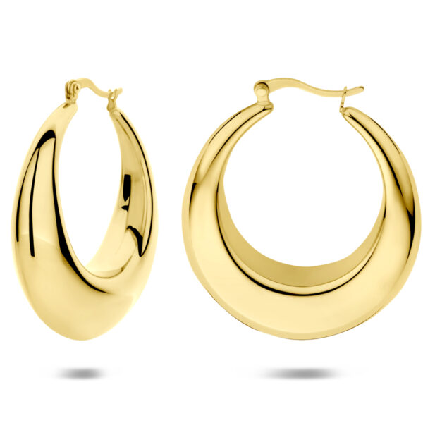 oorringen ion plating 46 mm edelstaal - Afbeelding 3