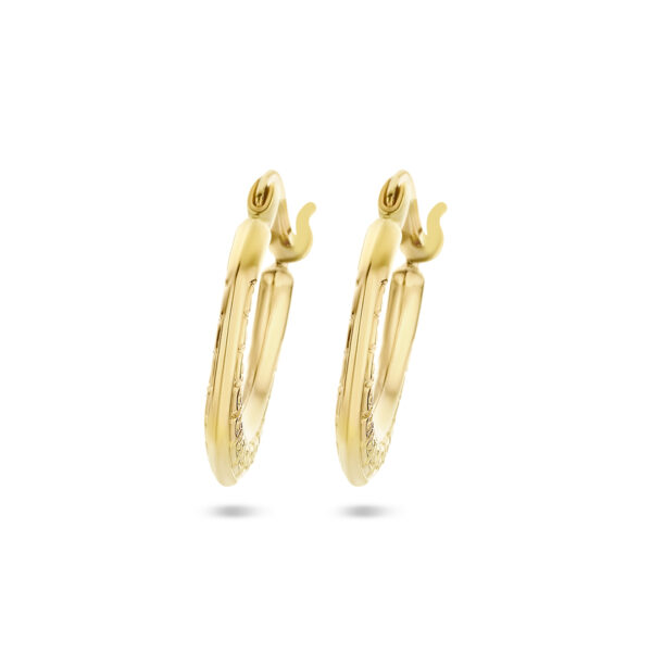 oorringen lapide 14K geelgoud - Afbeelding 3