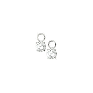 oorringhangers zirkonia zilver gerhodineerd