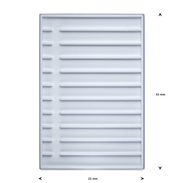 opmaaktray carrousel 330 x 220 mm wit pos materialen - Afbeelding 2