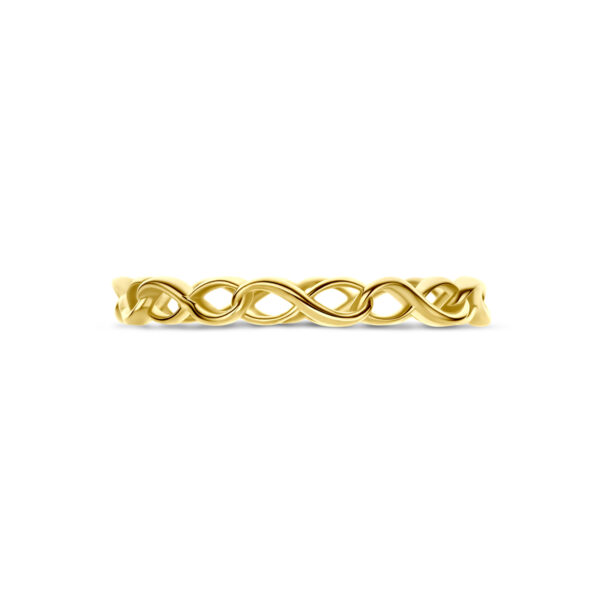 ring infinity 14K geelgoud - Afbeelding 4