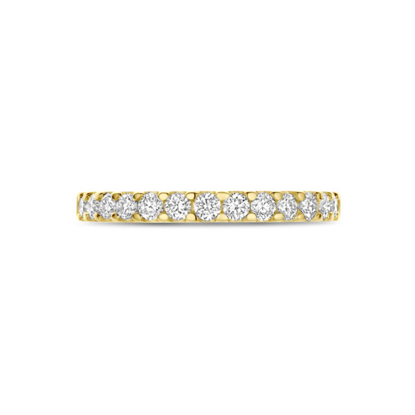 ring lab grown diamant 0.50ct h si 14K geelgoud - Afbeelding 4