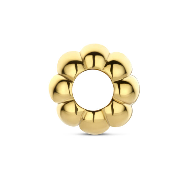 rondel 9 mm 3 micron zilver verguld (geel) - Afbeelding 3