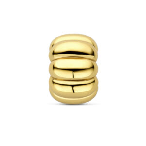 rondel 9 mm 3 micron zilver verguld (geel)