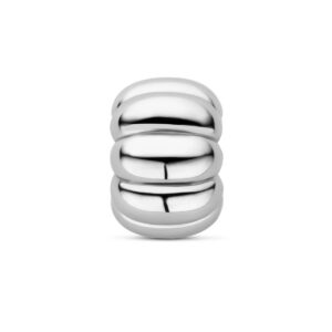 rondel 9 mm zilver gerhodineerd