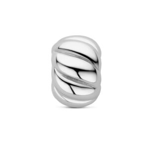 rondel 9 mm zilver gerhodineerd