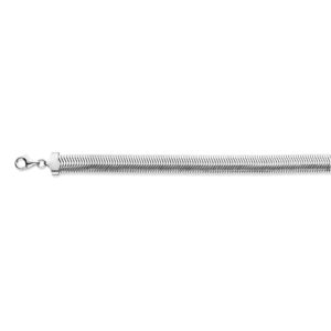 slang bol 10 mm zilver gerhodineerd