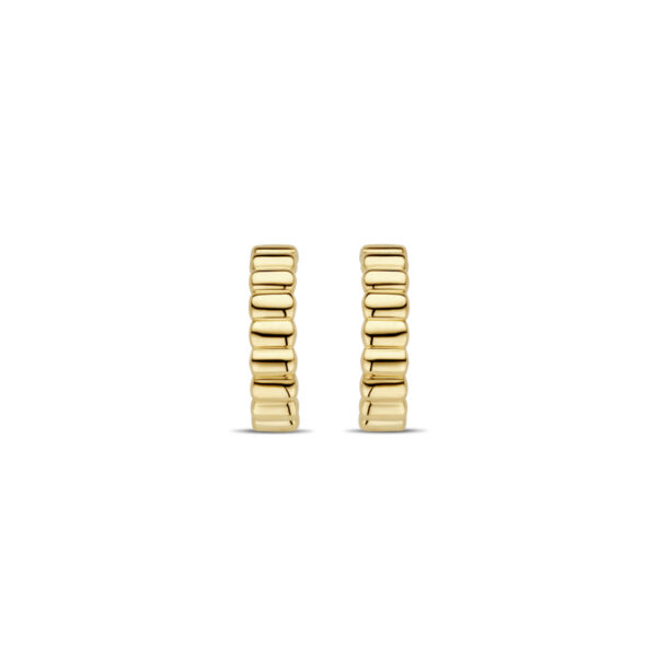 stekeroorringen 12,5 mm 14K geelgoud - Afbeelding 3