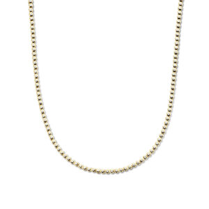 tenniscollier zirkonia 3,0 mm 45 cm 14K geelgoud