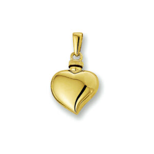 urnhanger hart 14K geelgoud