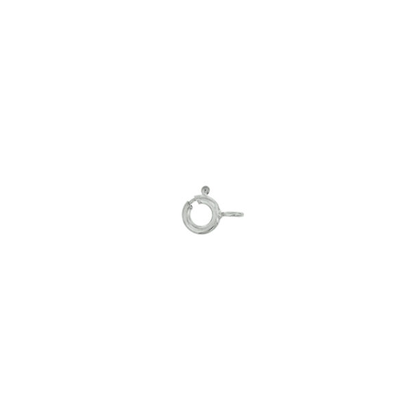 veerring 6 mm 14K witgoud