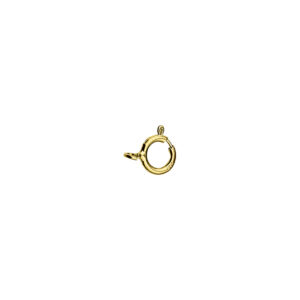 veerring 7 mm 14K geelgoud