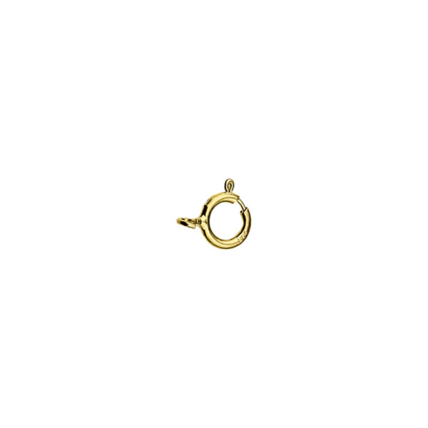 veerring 7 mm 14K geelgoud