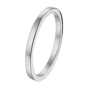 aanschuifring 14K witgoud