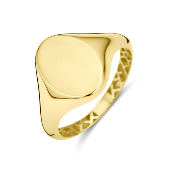 graveerring 14K geelgoud