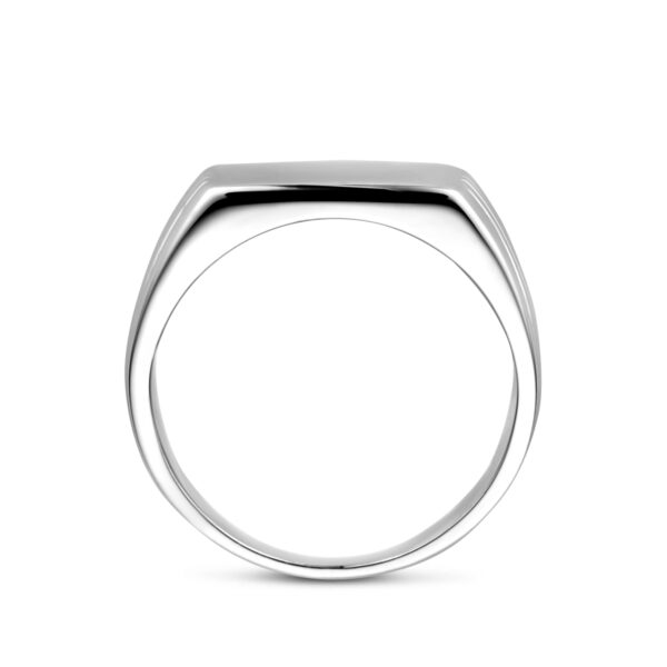 graveerring zilver gerhodineerd - Afbeelding 3
