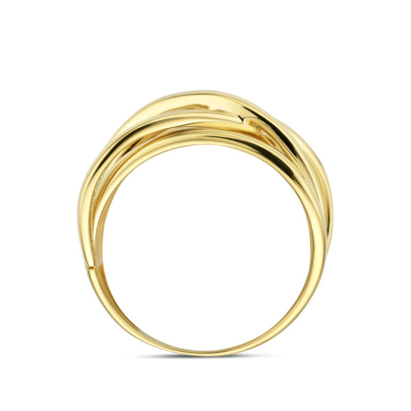 ring 14K geelgoud - Afbeelding 3