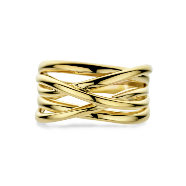 ring 14K geelgoud - Afbeelding 4