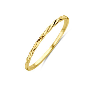 ring gedraaid 14K geelgoud
