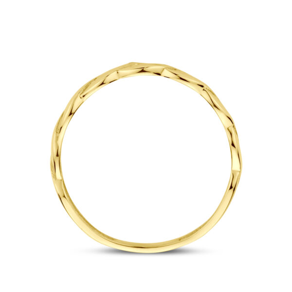 ring gedraaid 14K geelgoud - Afbeelding 3