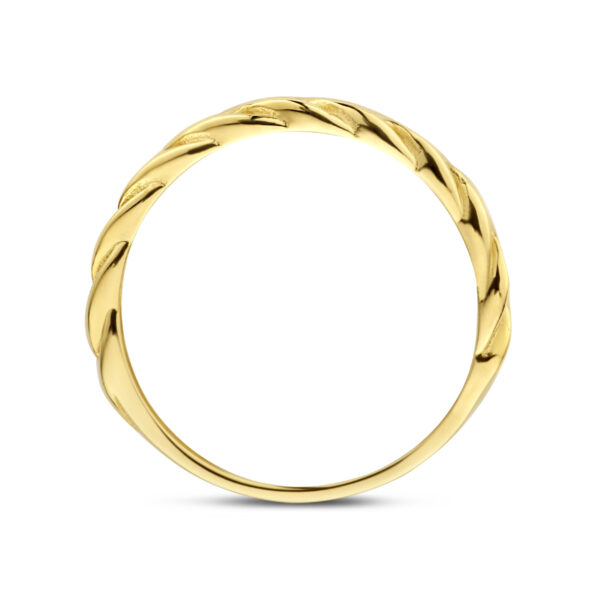 ring gevlochten 14K geelgoud - Afbeelding 3