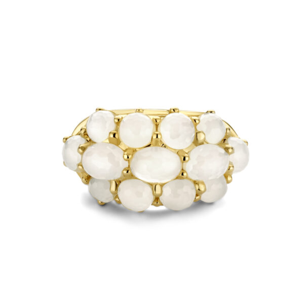 ring maanstenen 14K geelgoud - Afbeelding 3