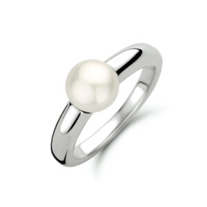 ring parel zilver gerhodineerd