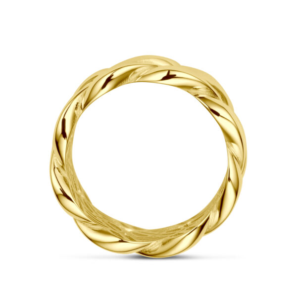 ring schakel 14K geelgoud - Afbeelding 3