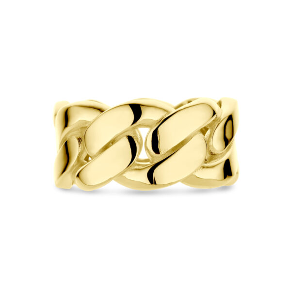 ring schakel 14K geelgoud - Afbeelding 4