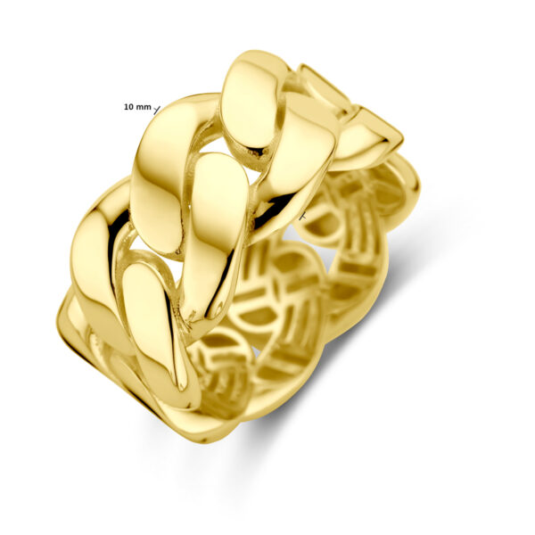 ring schakel 14K geelgoud - Afbeelding 5