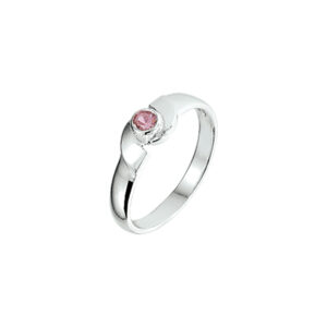 ring strass zilver wit