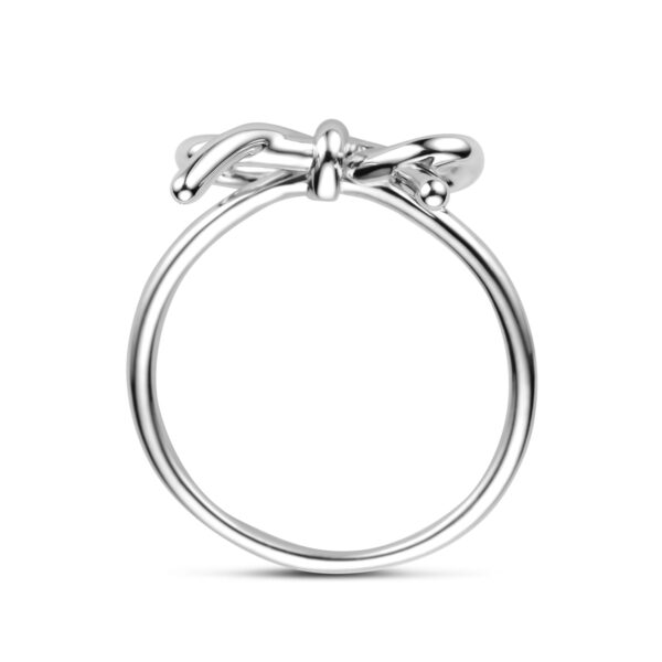 ring strik zilver gerhodineerd - Afbeelding 3
