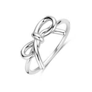 ring strik zilver gerhodineerd