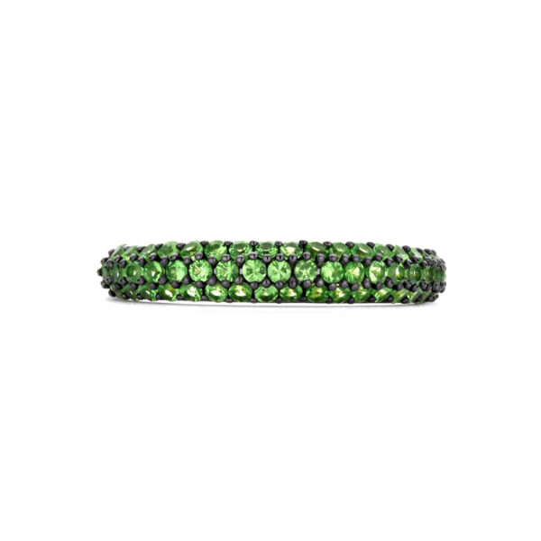 ring tsavoriet 14K geelgoud - Afbeelding 4