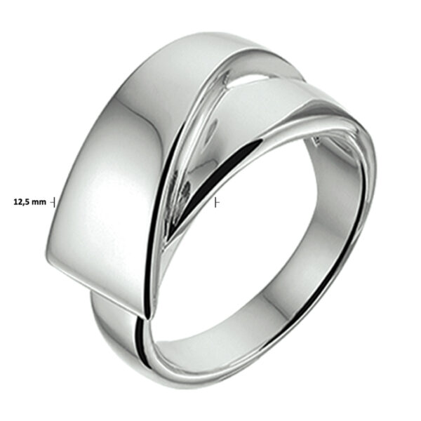 ring zilver gerhodineerd - Afbeelding 2