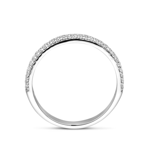 ring zirkonia zilver gerhodineerd - Afbeelding 3