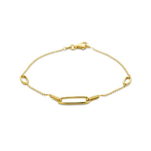 armband 19 cm 14K geelgoud