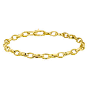 armband 4,5 mm 19 cm 14K geelgoud