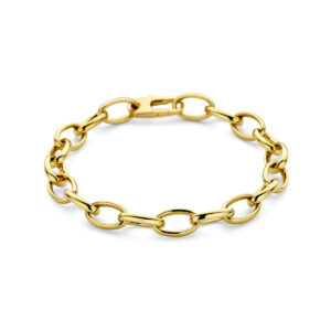 armband anker 8 mm 20 cm 14K geelgoud