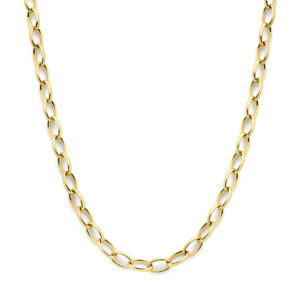 collier anker 8 mm 44 cm 14K geelgoud