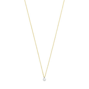 collier diamant 40 – 42 – 44 cm 0.10ct g si 18K geelgoud