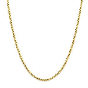 collier venetiaans 3,5 mm 50 cm 14K geelgoud