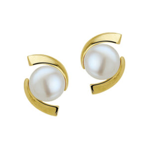oorknoppen parel 14K geelgoud