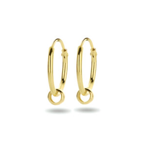 oorringen ringetje 14K geelgoud