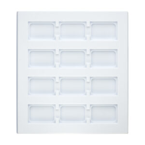 opmaaktray carrousel 245 x 220 mm wit pos materialen