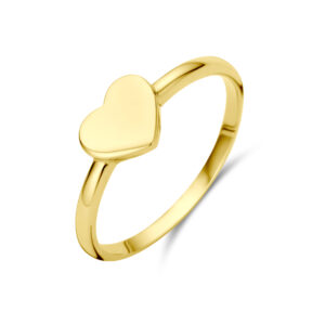 ring hart 14K geelgoud