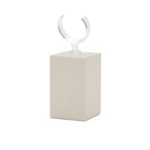 ring standaard beige + beugel 40 x 25 x 25 mm pos materialen